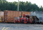 Trackmobile working in the yard